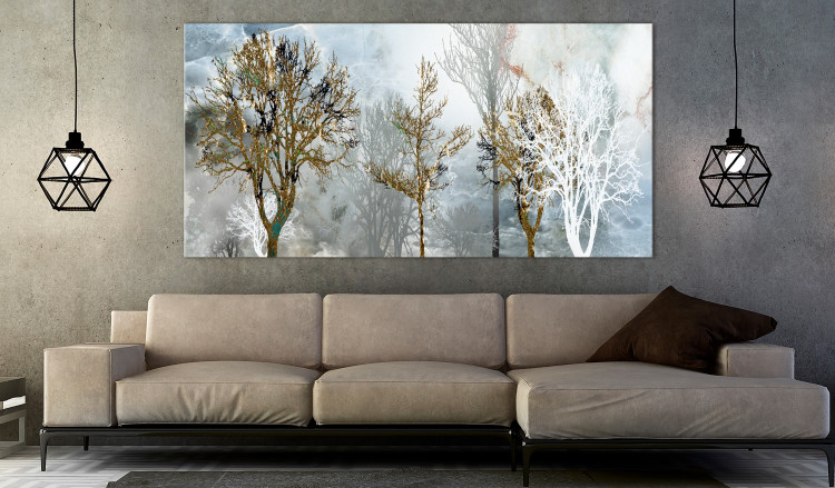 Large canvas print Silver Morning II [Large Format] 149660 additionalImage 5