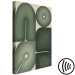 Canvas Art Print Sage Shapes - Geometric Forms in Shades of Green 150060 additionalThumb 6