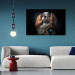 Canvas Art Print AI Dog King Charles Spaniel - Proud Aristocratic Animal Portrait - Horizontal 150160 additionalThumb 3