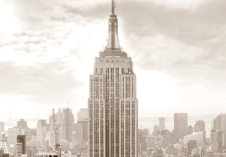 Large canvas print Monochrome New York City Skyline [Large Format] 150760 additionalImage 4