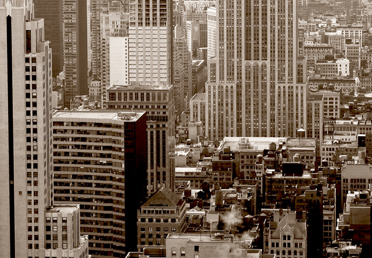 Large canvas print Monochrome New York City Skyline [Large Format] 150760 additionalImage 3