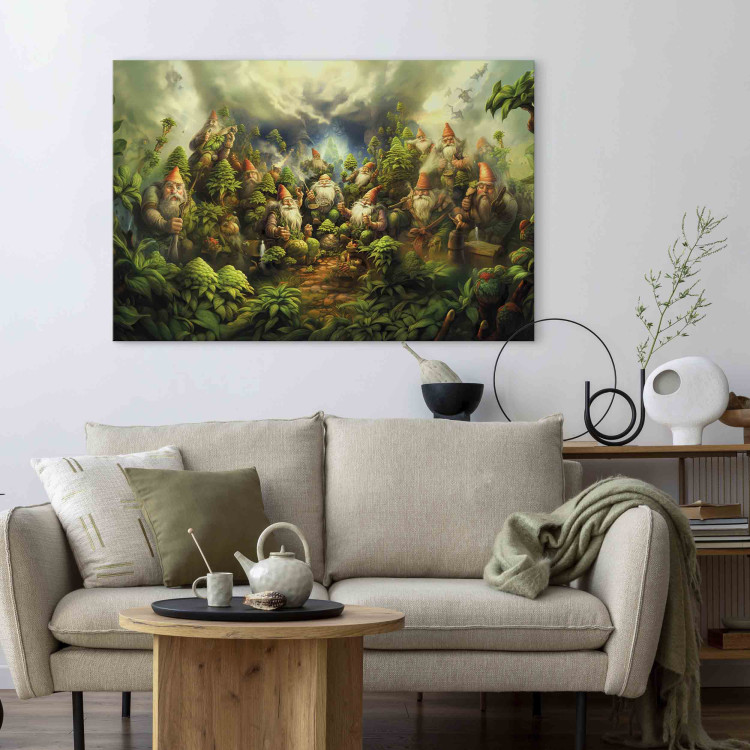 Canvas Crazy Forest Dwarves - Relaxation in Nature 151560 additionalImage 3