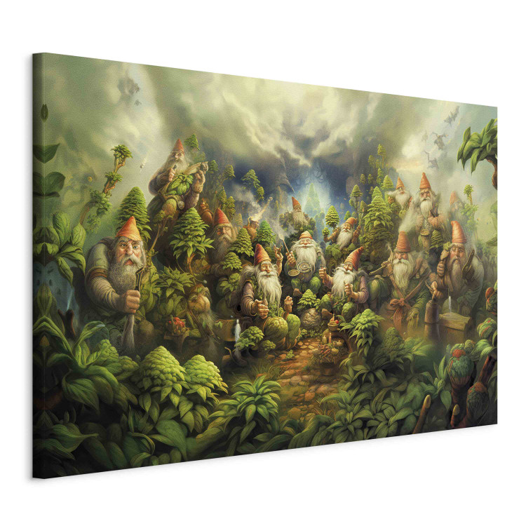 Canvas Crazy Forest Dwarves - Relaxation in Nature 151560 additionalImage 2