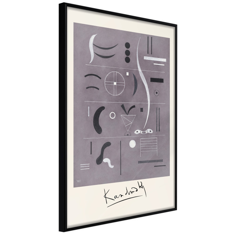 Poster Four Parts - A Structural Composition by Kandinsky 151660 additionalImage 4
