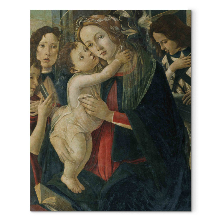 Art Reproduction Mary and Child with the boy St. John and two angels 155460