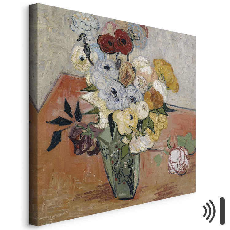 Art Reproduction Stilllife with Japanese vase, roses and anemones 156060 additionalImage 8