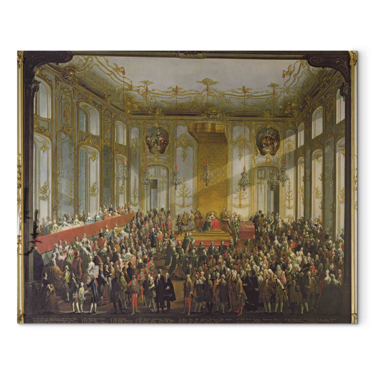 Reproduction Painting Empress Maria Theresa at the Investiture of the Order of St. Stephen 157260