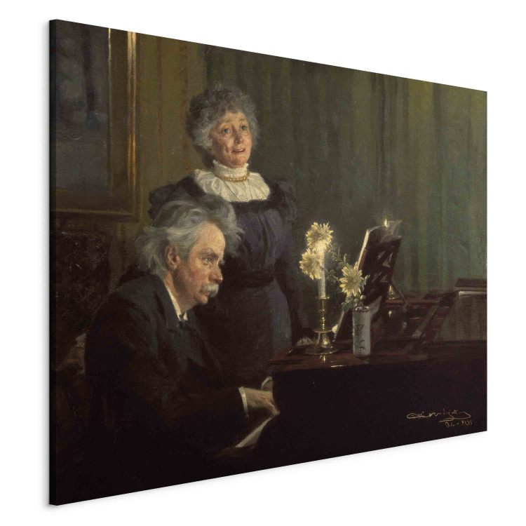 Art Reproduction Edvad Grieg accompanies his wife at the piano 157960 additionalImage 2
