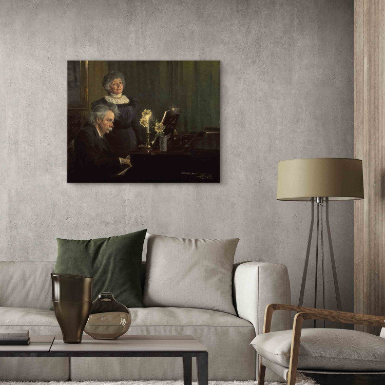 Art Reproduction Edvad Grieg accompanies his wife at the piano 157960 additionalImage 3
