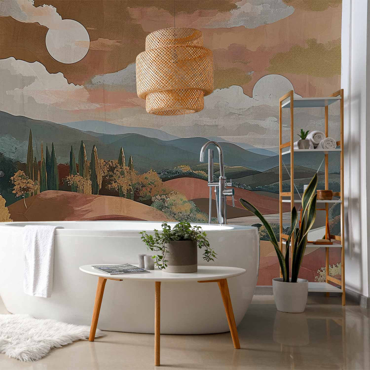 Wall Mural Mediterranean Landscape - A Composition Inspired by Terracotta Colors 159460 additionalImage 8