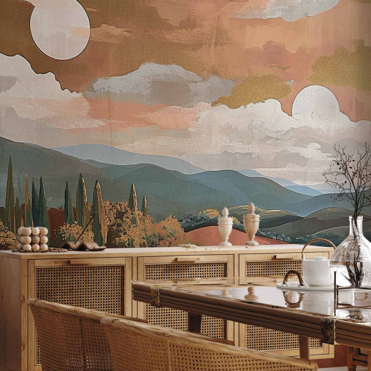 Wall Mural Mediterranean Landscape - A Composition Inspired by Terracotta Colors 159460 additionalImage 7