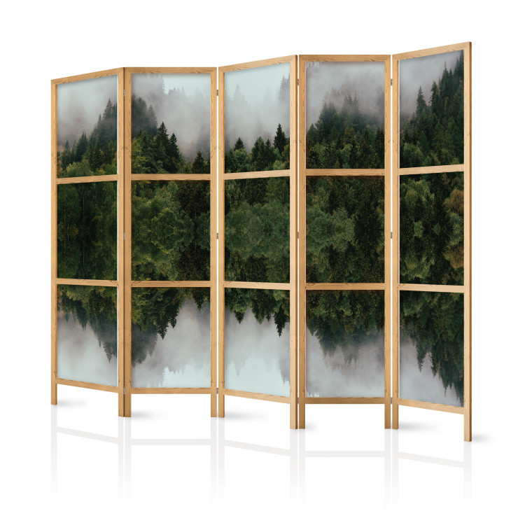Folding Screen Fog in the Forest - Atmospheric Landscape With Trees II [Room Dividers] 159560 additionalImage 5