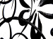 Canvas Black and White Flowers (3-piece) - abstraction with floral motif 46860 additionalThumb 3