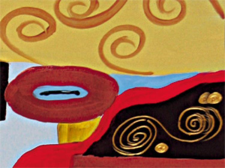 Canvas Art Print As Klimt 48360 additionalImage 3