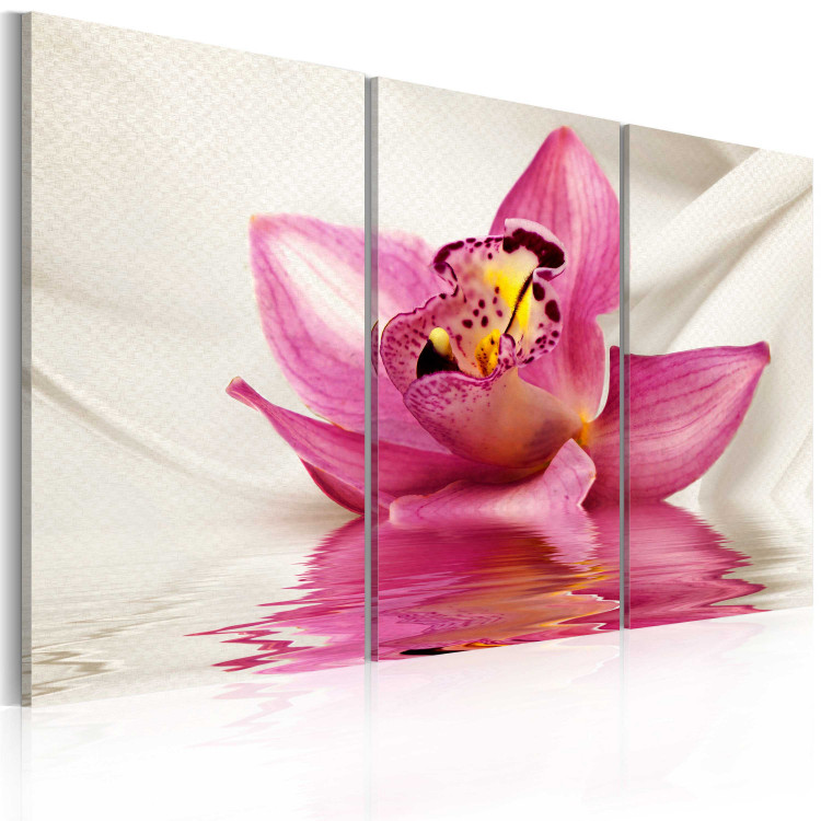 Canvas Art Print Unusual orchid - triptych 50460 additionalImage 2
