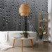 Wall Mural Rain - Gray motif of raindrops streaming on a fogged window 61060 additionalThumb 8