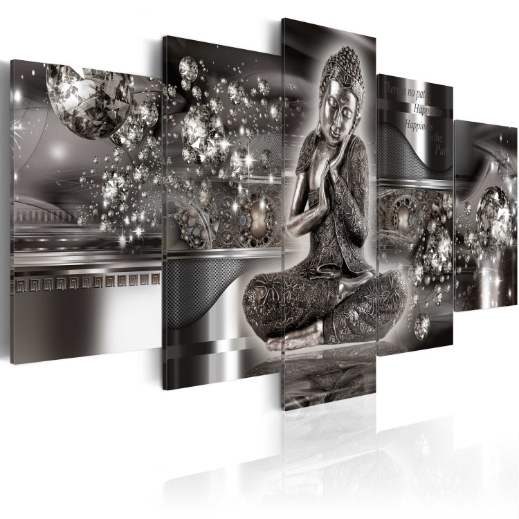 Canvas Art Print Silver Serenity 63960 additionalImage 2