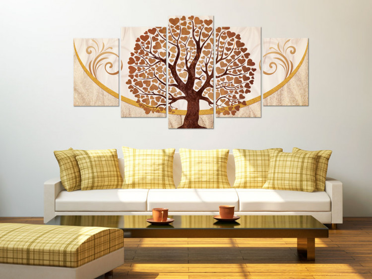 Canvas Print The Golden Tree of Love 66060 additionalImage 3