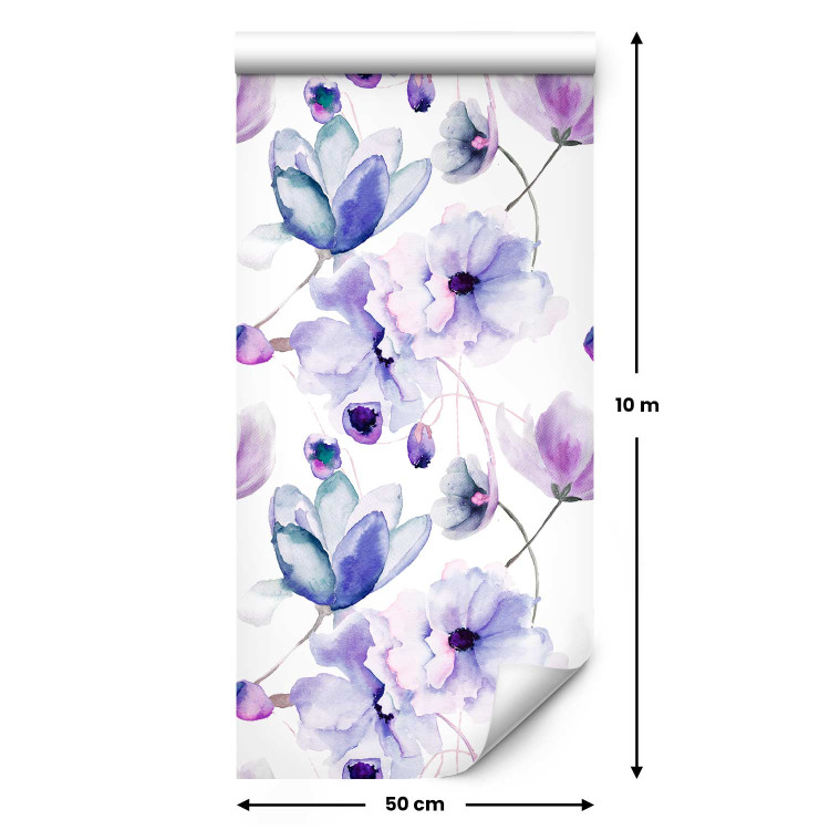 Modern Wallpaper Amethyst Flowers 89760 additionalImage 7