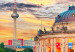 Canvas Art Print Berlin: Museum Island - City Architecture with Sunset Background 97560 additionalThumb 4