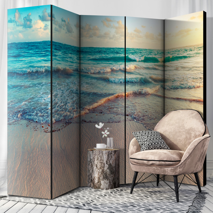 Room Divider Screen Beach in Punta Cana II - tropical landscape of sand and sea against the sky 107970 additionalImage 4