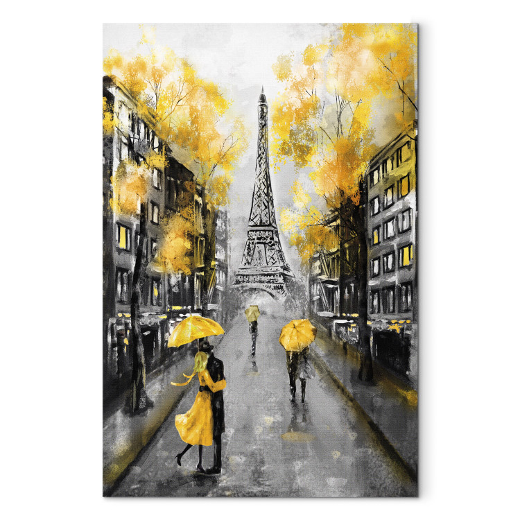 Canvas Print Autumn in Paris (1 Part) Vertical 113870