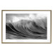 Wall Poster Surfer's Paradise - black and white landscape of a turbulent sea wave 115170 additionalThumb 14