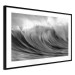Wall Poster Surfer's Paradise - black and white landscape of a turbulent sea wave 115170 additionalThumb 13