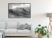 Wall Poster Surfer's Paradise - black and white landscape of a turbulent sea wave 115170 additionalThumb 3