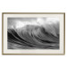 Wall Poster Surfer's Paradise - black and white landscape of a turbulent sea wave 115170 additionalThumb 19