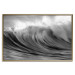 Wall Poster Surfer's Paradise - black and white landscape of a turbulent sea wave 115170 additionalThumb 16