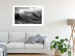 Wall Poster Surfer's Paradise - black and white landscape of a turbulent sea wave 115170 additionalThumb 2