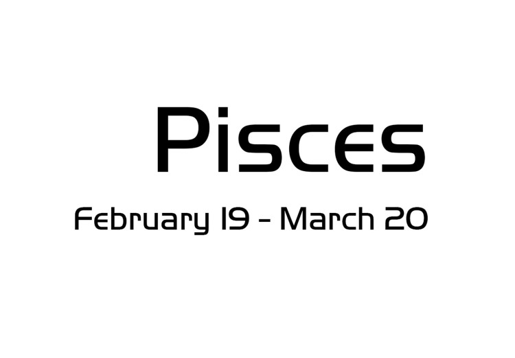 Wall Poster Pisces - simple black and white composition with zodiac sign and text 117070 additionalImage 8