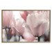 Poster Fairy Tulips - composition with spring flowers in light pink color 117170 additionalThumb 17