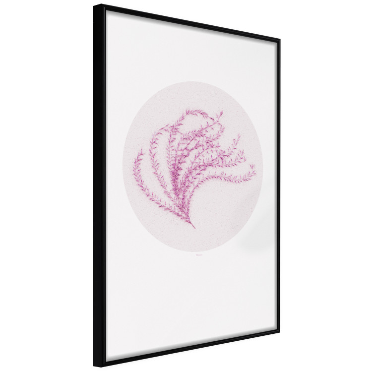 Wall Poster Finesse of Nature - composition with pink plant and a circle on a light background 117770 additionalImage 10
