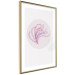 Wall Poster Finesse of Nature - composition with pink plant and a circle on a light background 117770 additionalThumb 8
