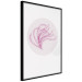 Wall Poster Finesse of Nature - composition with pink plant and a circle on a light background 117770 additionalThumb 12