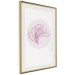 Wall Poster Finesse of Nature - composition with pink plant and a circle on a light background 117770 additionalThumb 2