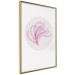 Wall Poster Finesse of Nature - composition with pink plant and a circle on a light background 117770 additionalThumb 14