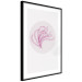 Wall Poster Finesse of Nature - composition with pink plant and a circle on a light background 117770 additionalThumb 11