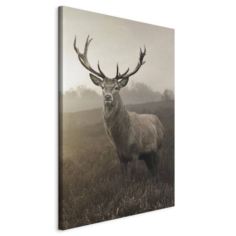 Canvas Deer in Sepia (1 Part) Vertical 119170 additionalImage 2