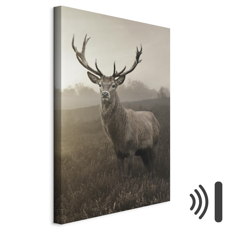 Canvas Deer in Sepia (1 Part) Vertical 119170 additionalImage 8