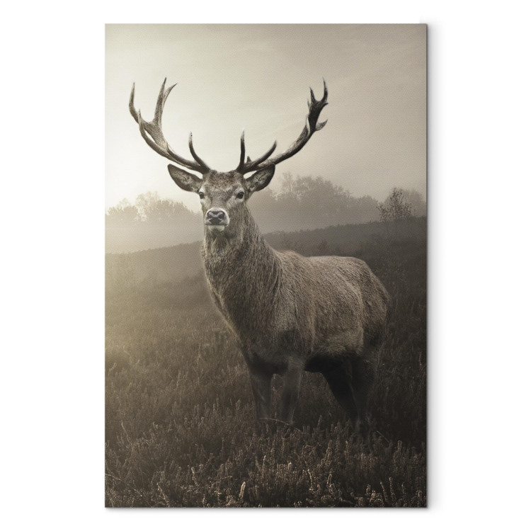 Canvas Deer in Sepia (1 Part) Vertical 119170 additionalImage 7