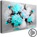 Canvas Print Turquoise peony bouquet - still life with a colourful accent 123370 additionalThumb 6