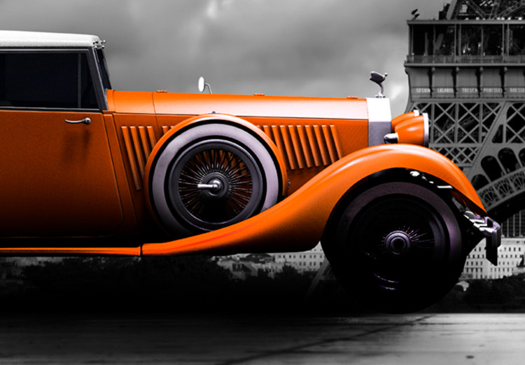 Canvas Art Print Orange Car (1 Part) Vertical 123870 additionalImage 5