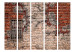 Room Separator Break the Wall II (5-piece) - artistic urban mural with bricks 124270 additionalThumb 3