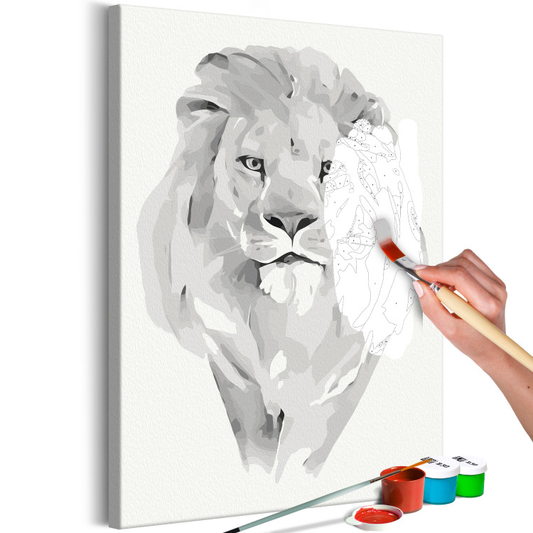 Paint by Number Kit White Lion 127970 additionalImage 3
