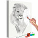 Paint by Number Kit White Lion 127970 additionalThumb 3