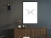 Wall Poster Butterfly Drawing - abstract black line art with geometric figures 128070 additionalThumb 18