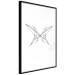 Wall Poster Butterfly Drawing - abstract black line art with geometric figures 128070 additionalThumb 11
